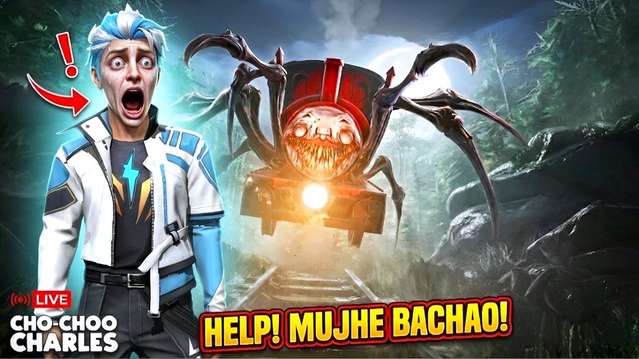 THE MOST TERRIFYING TRAIN RIDE EVER! Choo-Choo Charles LIVE!.😱 #shortsfeed #shorts #gaming