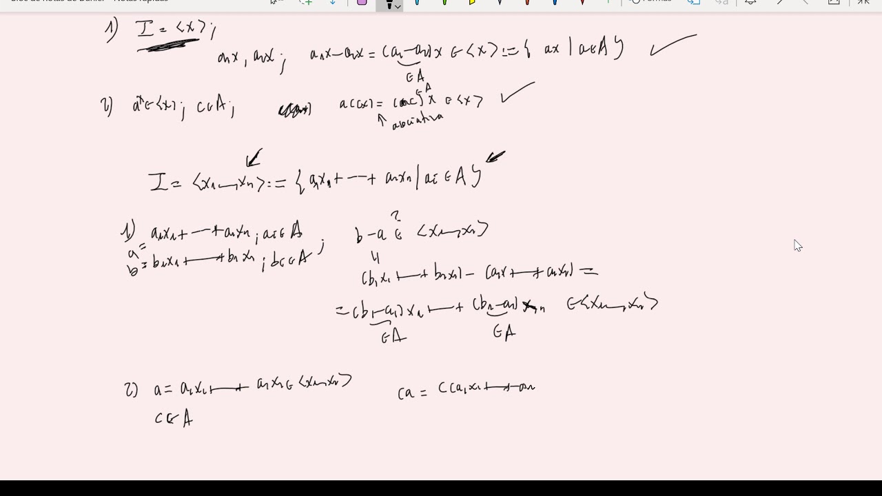 Estructuras Algebraicas. Ideales. 1
