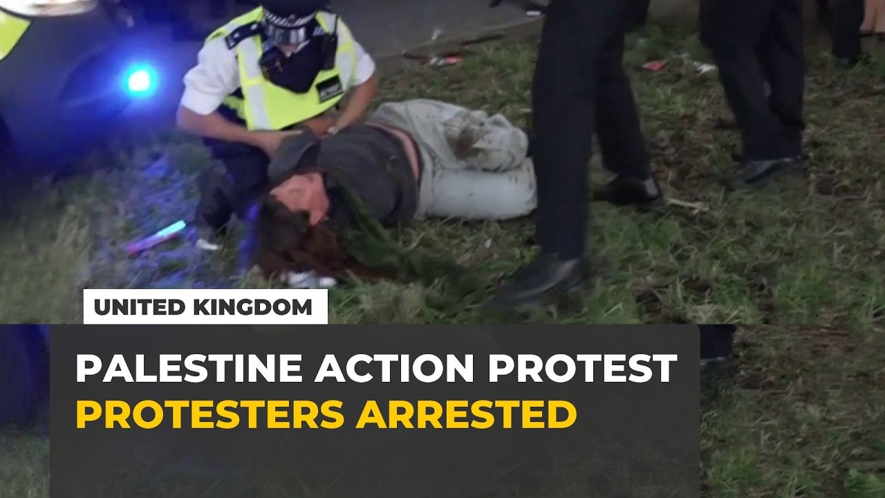 UK Police Arrest Pro-Palestine Protesters Outside Court