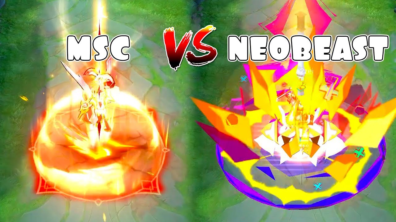 Pharsa Neobeast VS MSC Skin Comparison