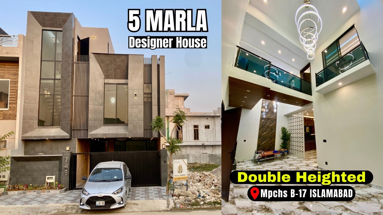 5 Marla Double Height Designer House 😍 | Faisal Margalla City B17 Islamabad 🔥#houseforsale 