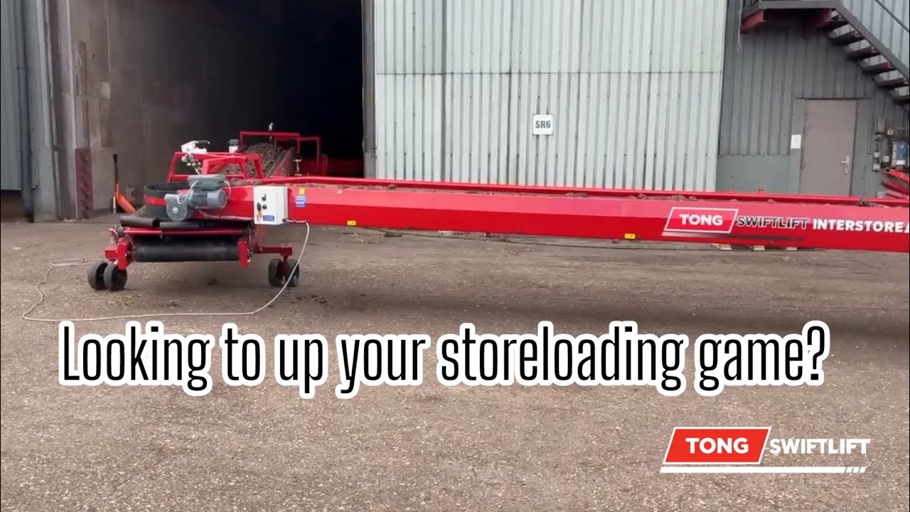 Storeloading potatoes - Streamline your post-harvest storeloading with Tong SwiftLift #storeloading