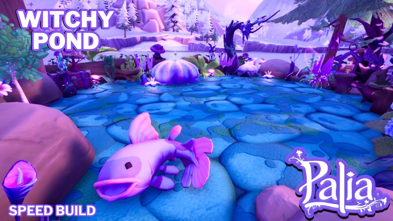 PALIA | MYSTICAL WITCHY POND | WATER RUG GLITCH TUTORIAL | SPEED BUILD | ELDERWOOD