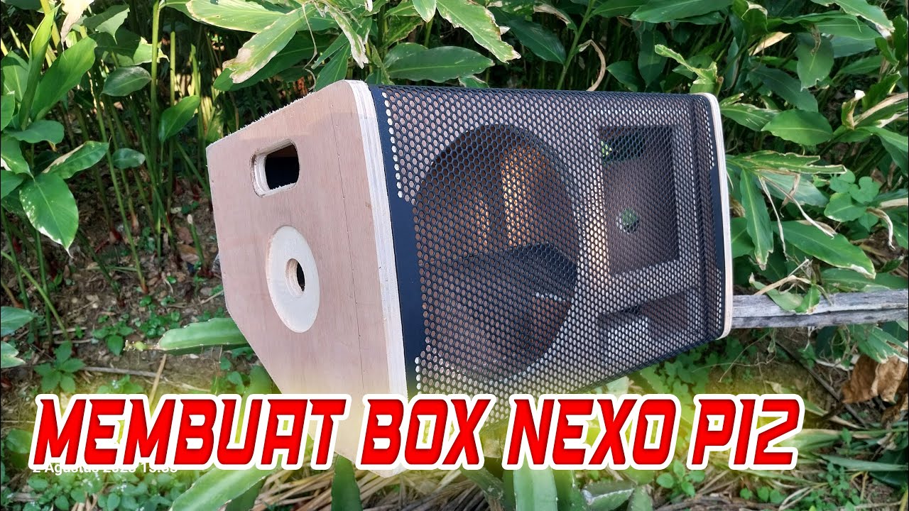 cara membuat box floor monitor 12inch mirip Nexo p12