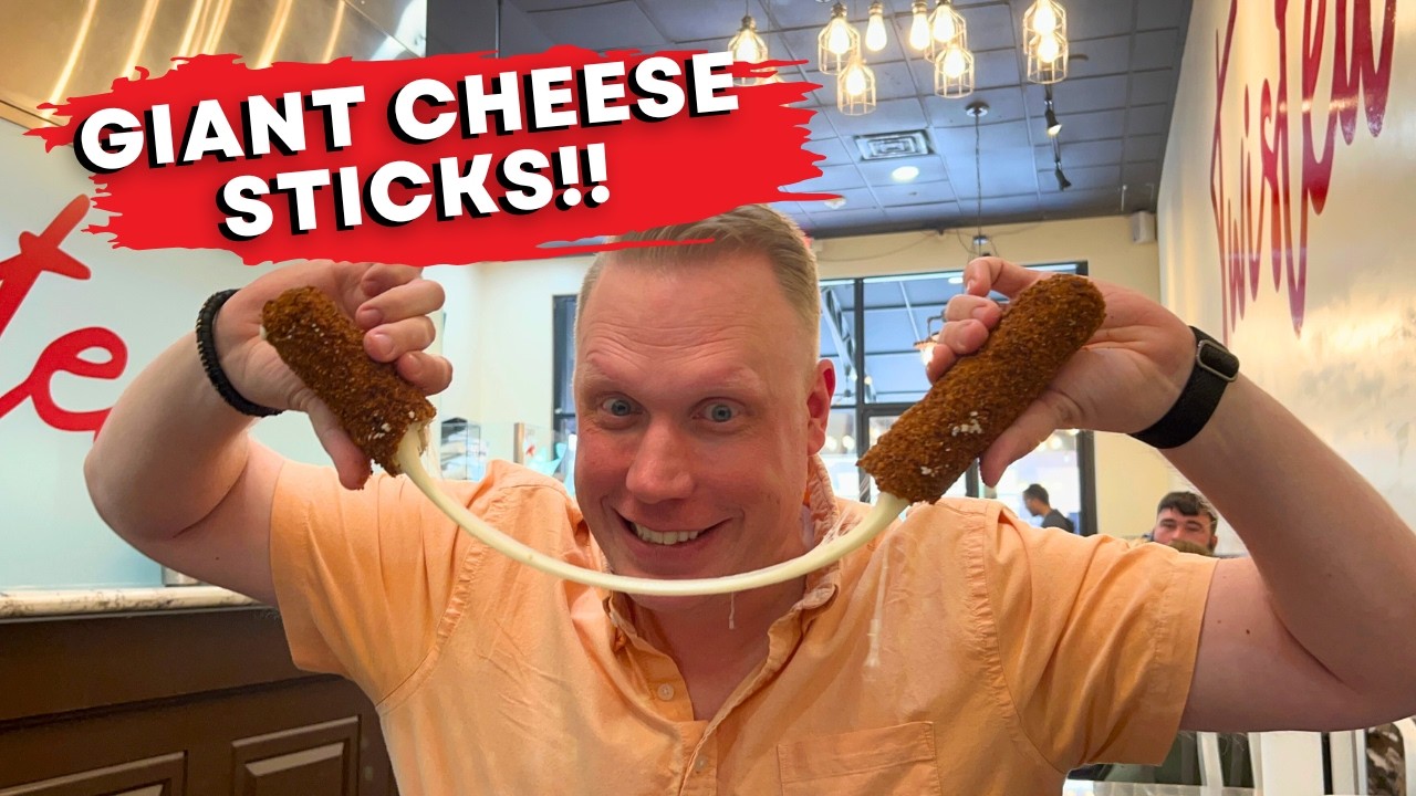 Twisted Sourdough Pizza Las Vegas - Worth The Hype? Trying Giant Cheese Sticks, a Pizza Cone & More!