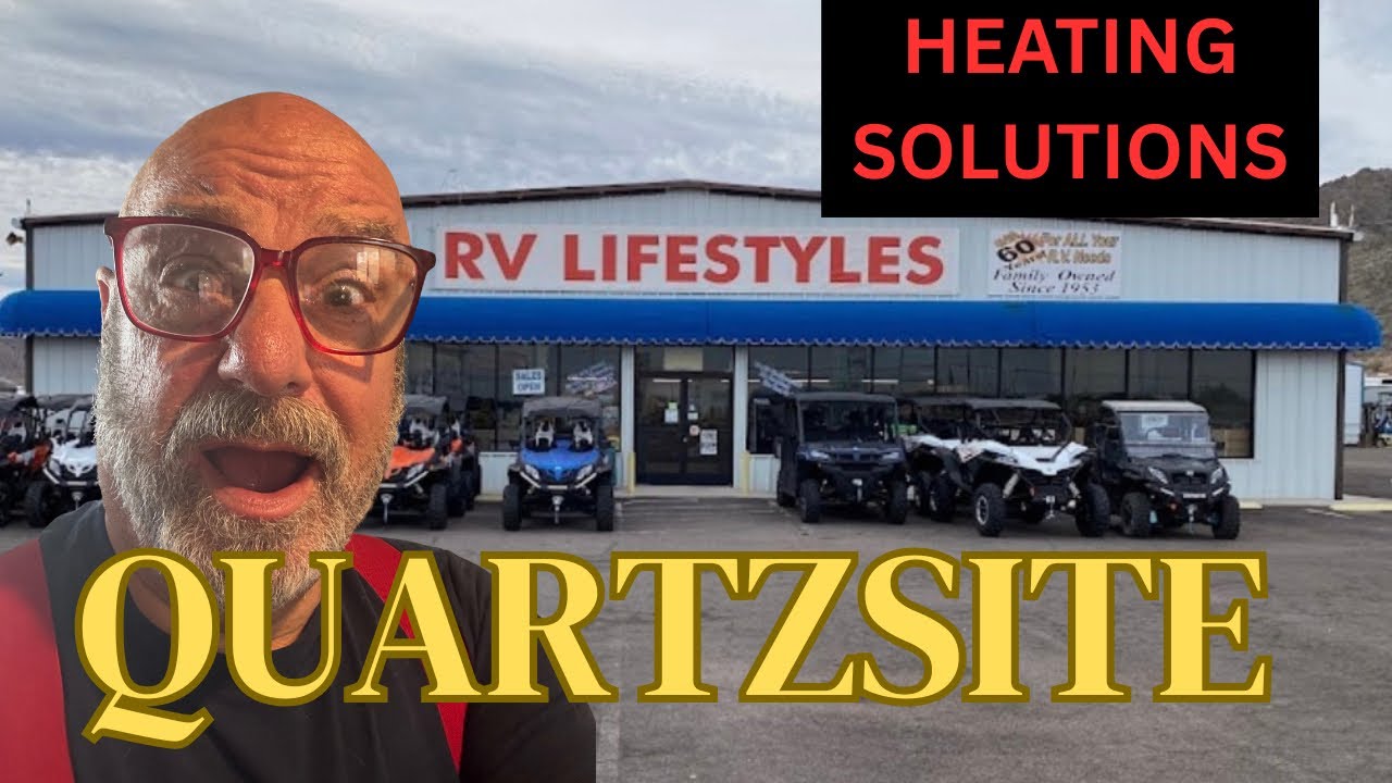 BEST Heater for Winter RV Boon-docking in QUARTZSITE Arizona!!