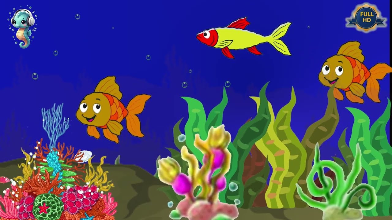 Sleep Like a Fish Lullaby for Babies 🐠✨ Soothing Ocean Sounds || Fish Baby Music #relaxingmusic