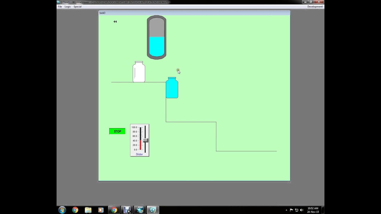 Scada Intouch Tutorial - Bottle Filling