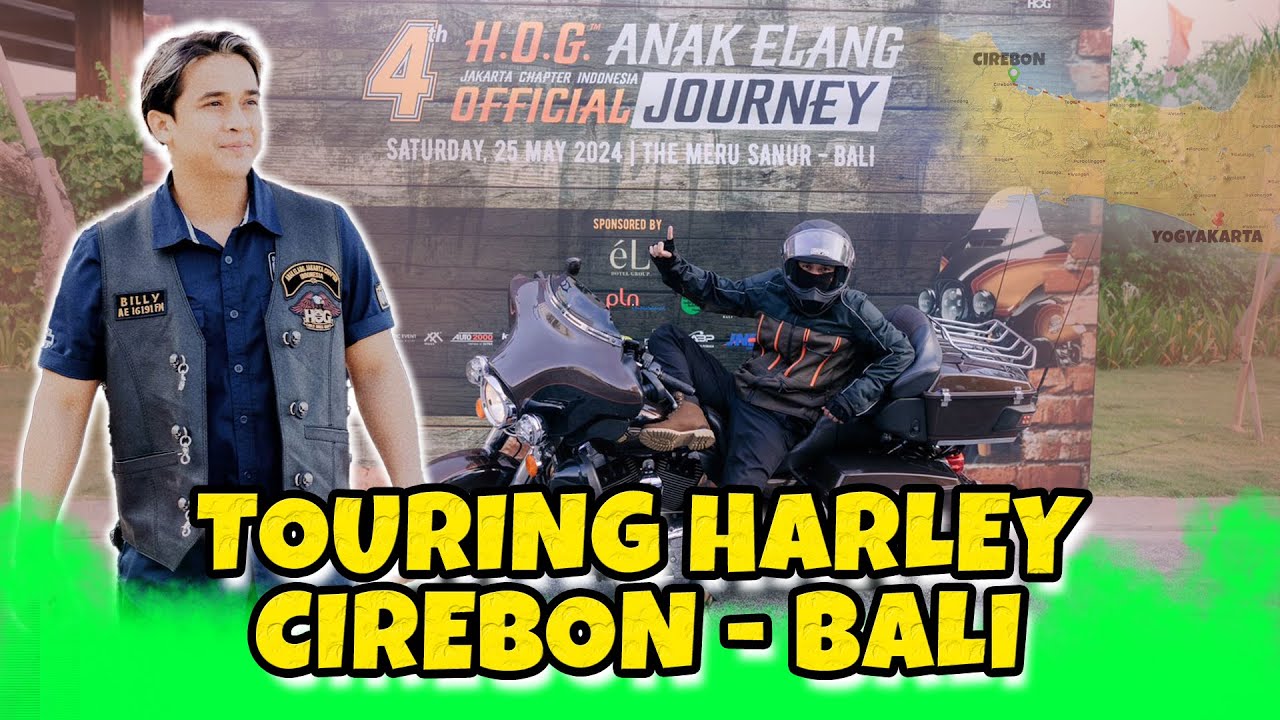 KESERUAN BILLY SYAHPUTRA TOURING BARENG HOG ANAK ELANG JAKARTA CAPTER !! EPS1