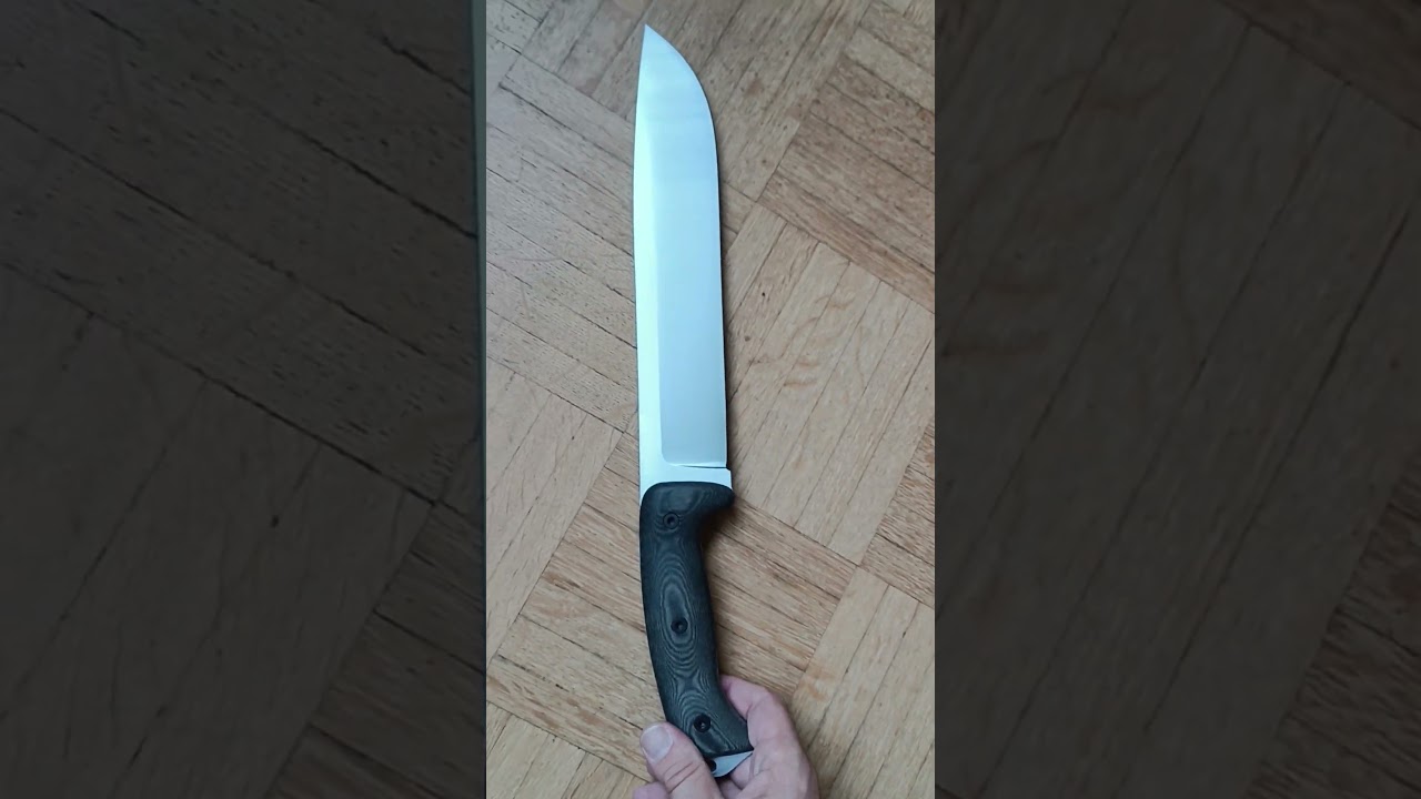 PSRK Junglas 80crMOTI Steel micarta handle Blue liner
