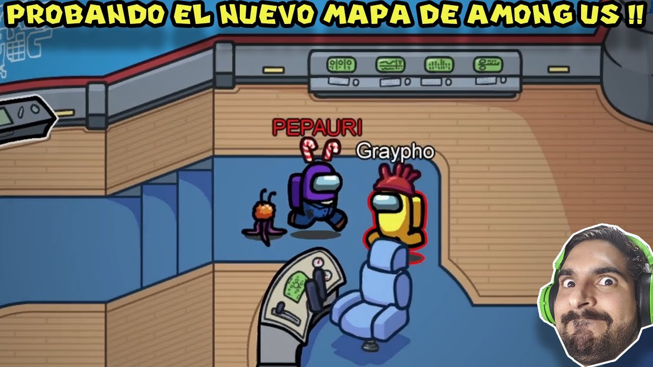 PROBANDO EL NUEVO MAPA DE AMONG US !! - Among Us con Pepe el Mago (#22)