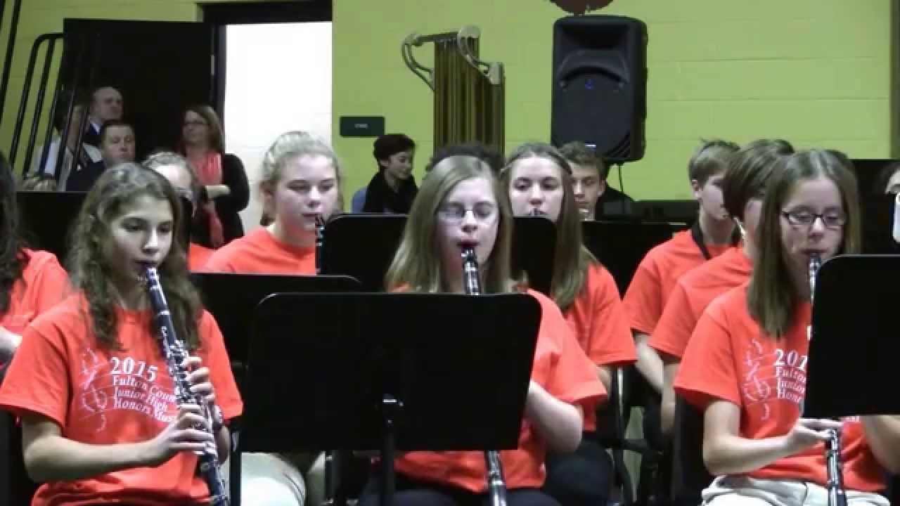 Fulton County Junior High Honors Band - The Red, The White, and The Blues by Sandy Feldstein