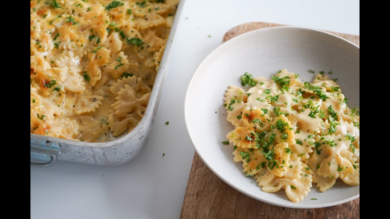 Pasta In A Cheese Sauce - Delicious And Easy Pasta Dish