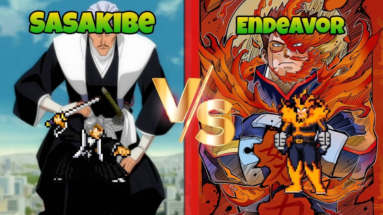 Jump Force MUGEN Sasakibe vs Endeavor
