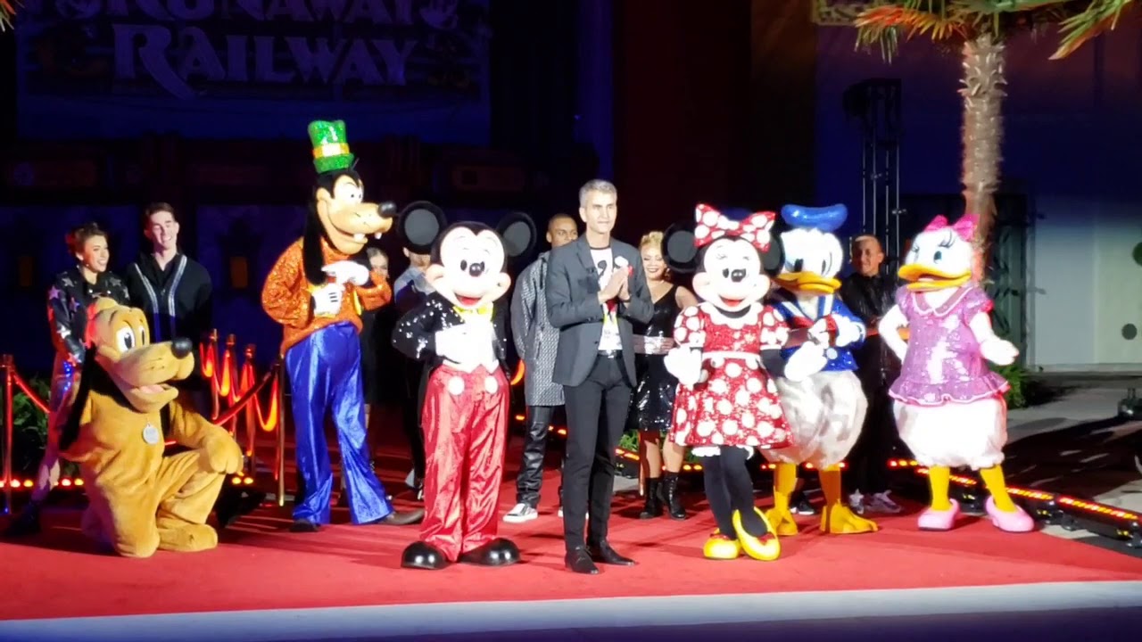 Mickey & Minnie's Runaway Railway official opening ceremony