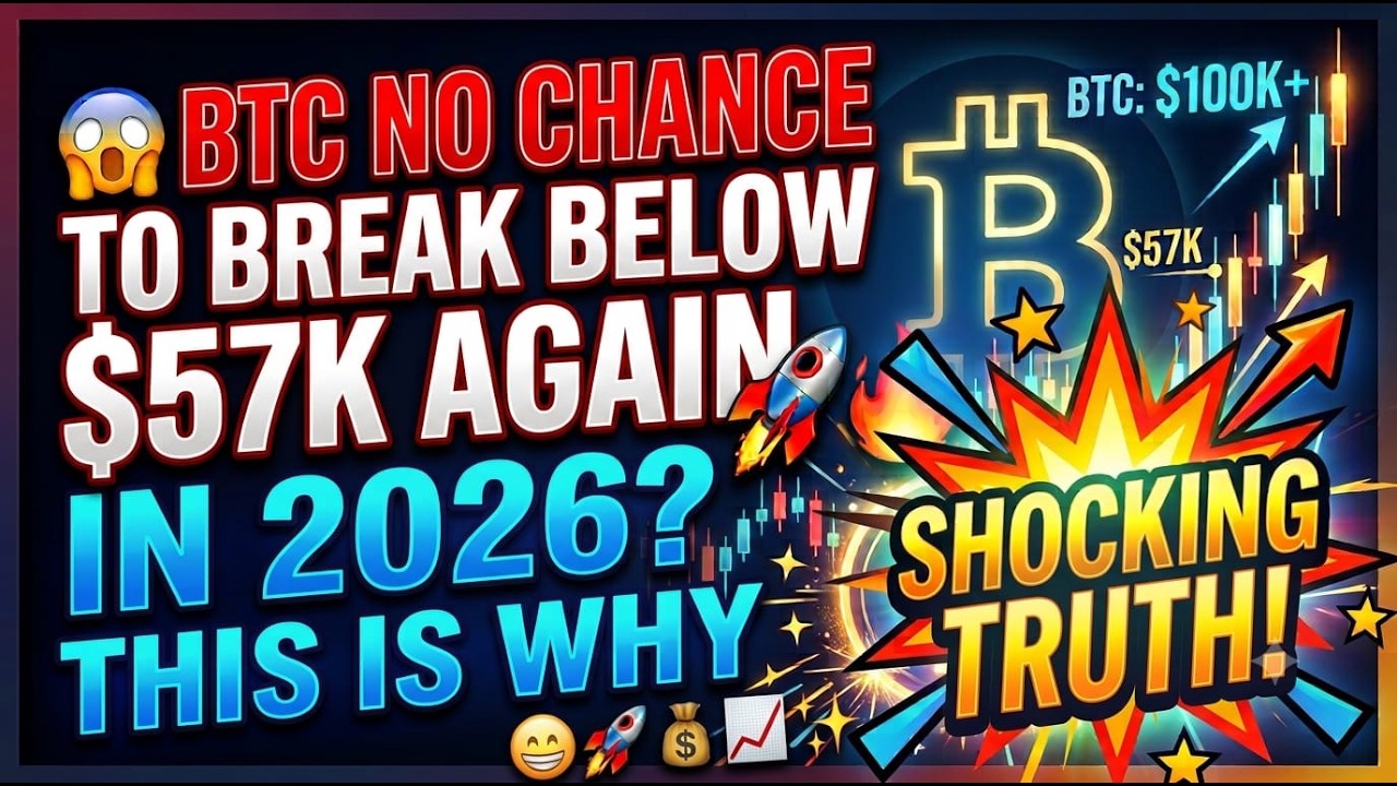 Btc NO CHANCE to break below 57K AGAIN IN 2026!!! DID U KNOW WHY? @cryptocurrencytamil