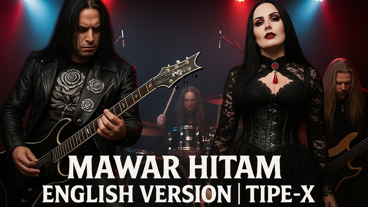 Cover Paling Epik & Megah Mawar Hitam Lirik English Version | Tipe-X