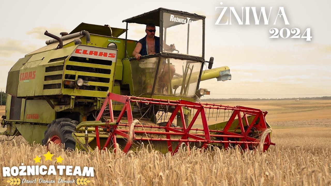 🌾 Wesołe Żniwa W Rożnicy | Claas Consul & T-25 | RożnicaTeam