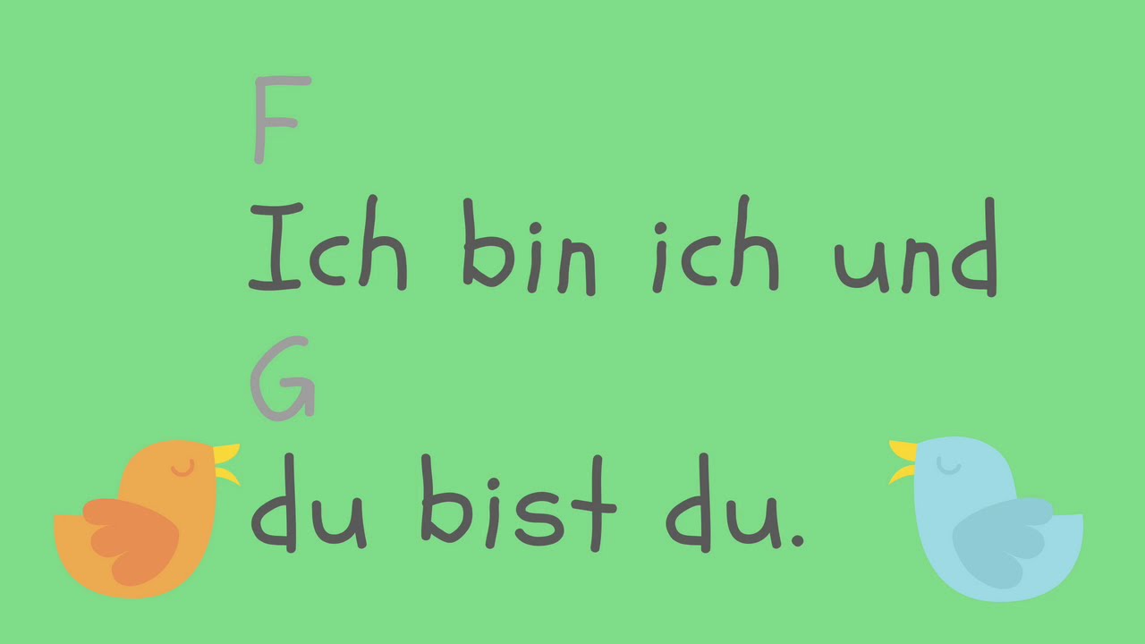 WIR! Ich bin ich und du bist du. Wenn ich rede, h&ouml;rst du zu. (Text: Irmela Brender)
