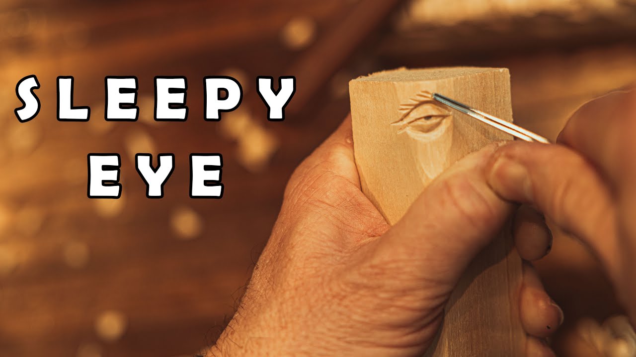 How To Carve A Sleepy Eye (Drunk Eye) (4K UHD)