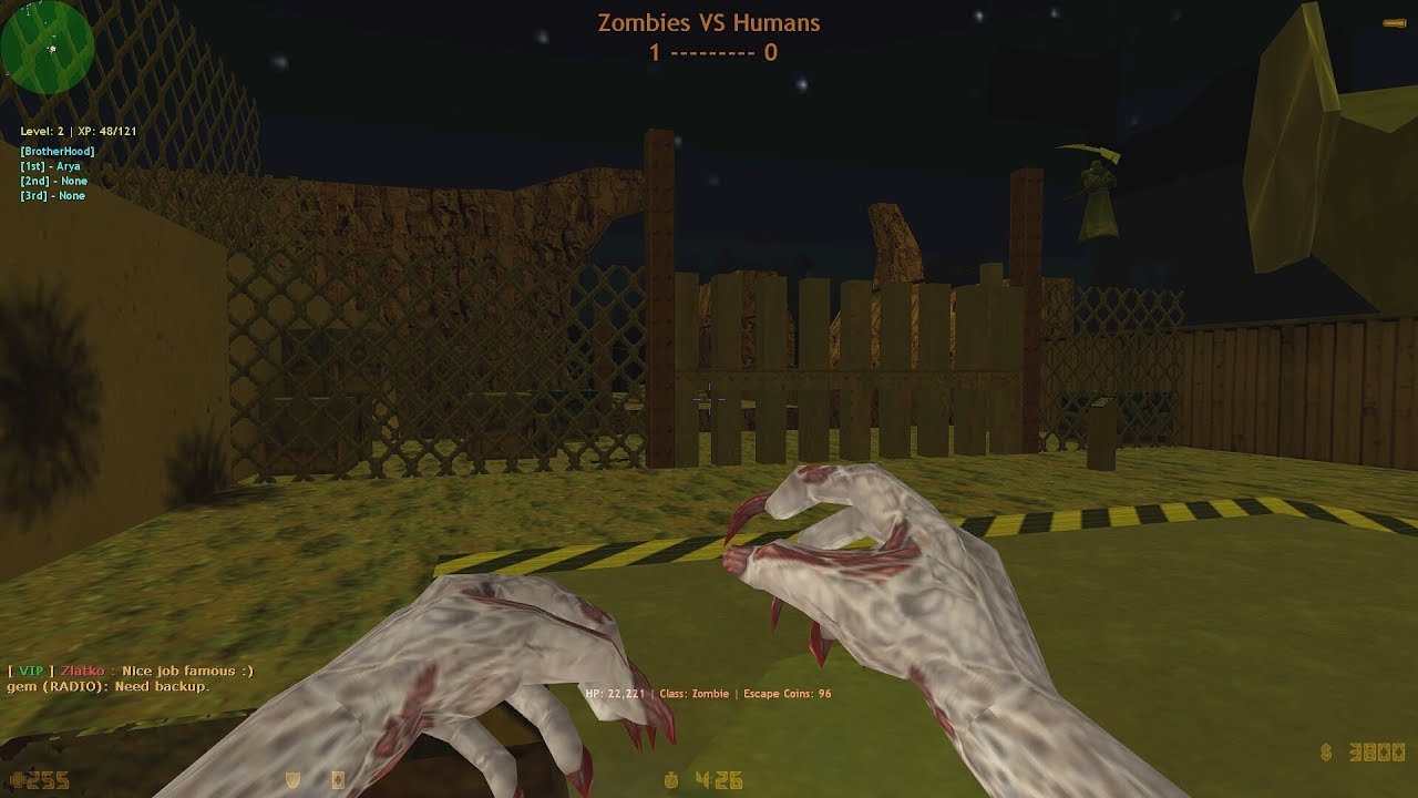 Counter-Strike: Zombie Escape Mod - ze_Whitemesa on Brotherhood