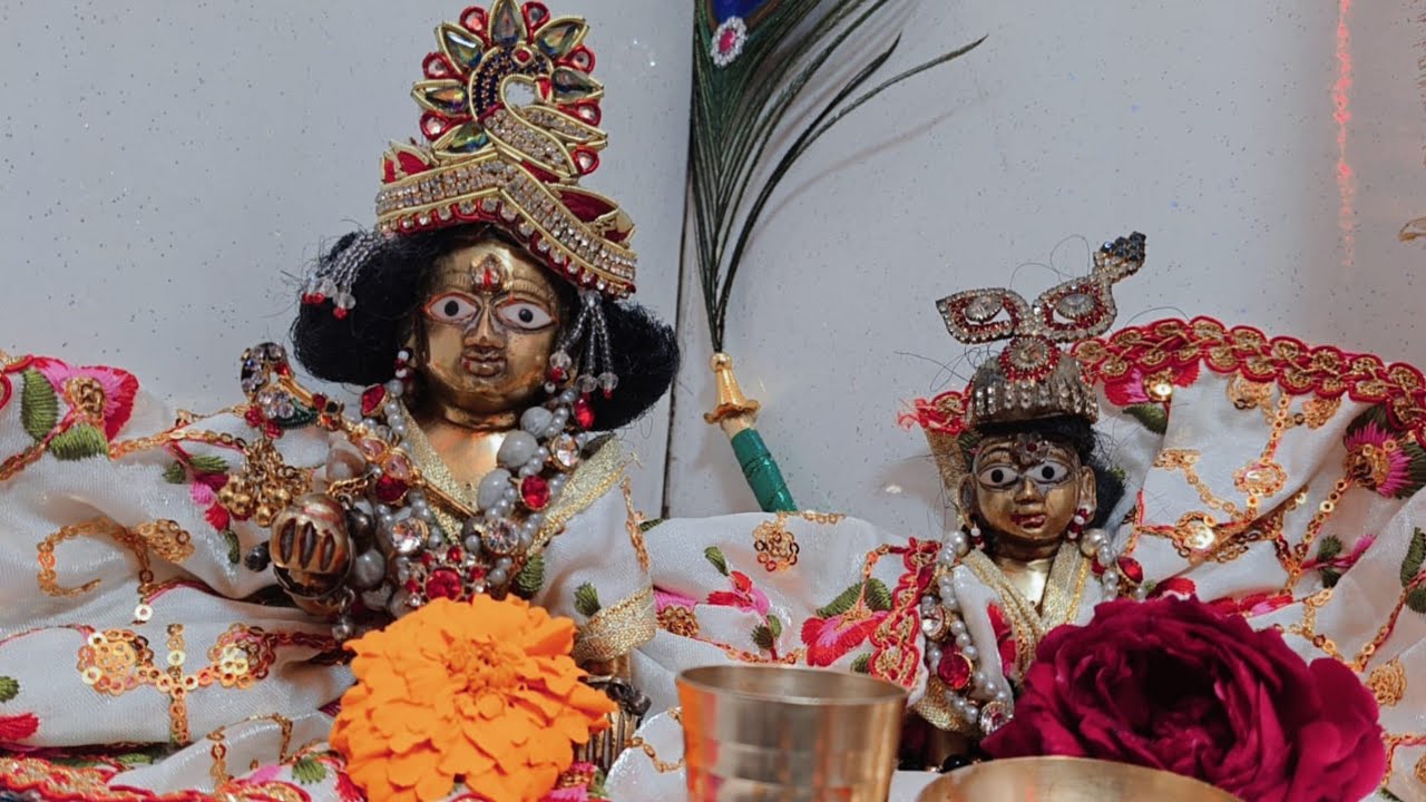 Laddu Gopal or radha rani ji ka shringar🔥🤔|new shringar💗 Laddu Gopal radha rani@RadheRadhe-789-p1h 