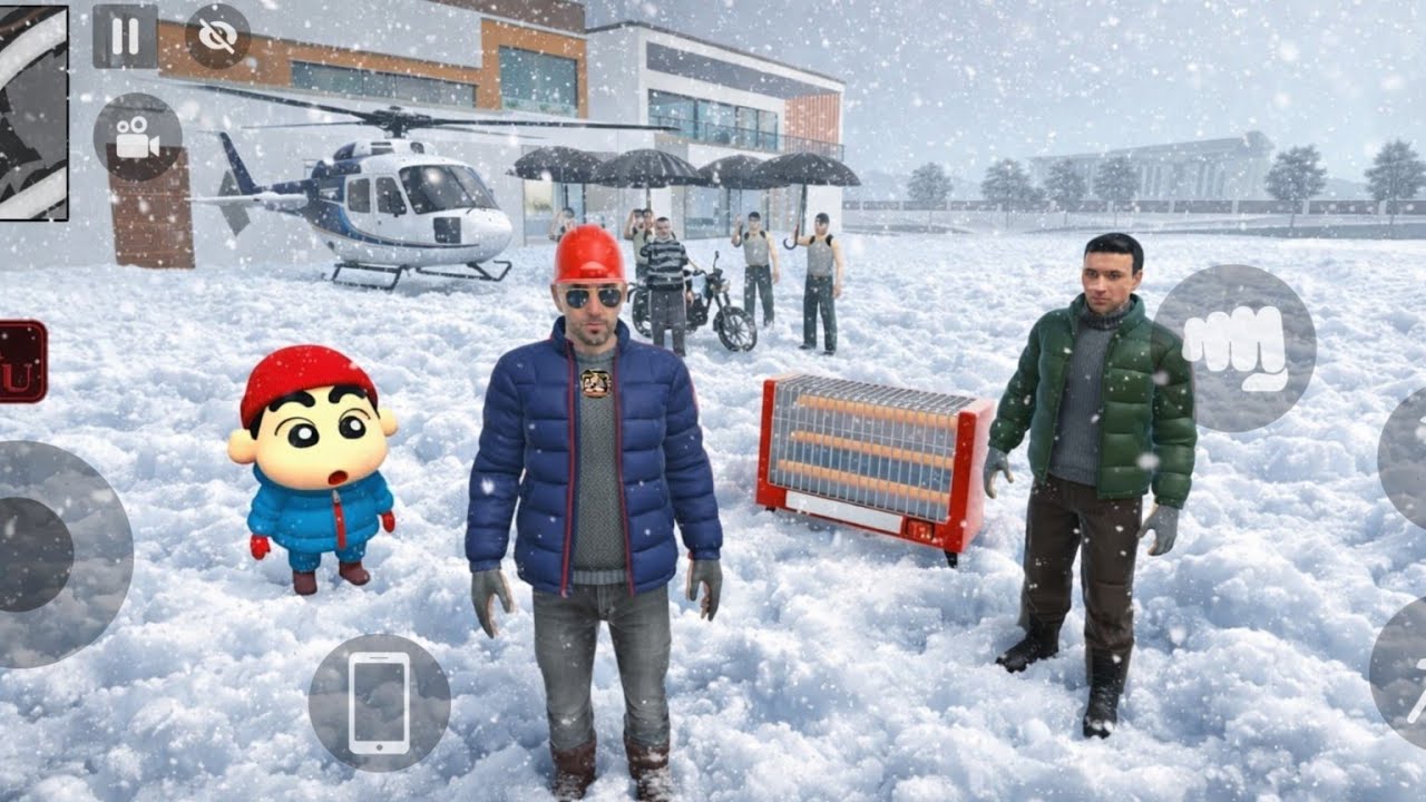 Franklin Stuck in Snow Tsunami 🥶 In Indian Theft Auto Simulator 🥶 Jack Stuck in Snow Tsunami 