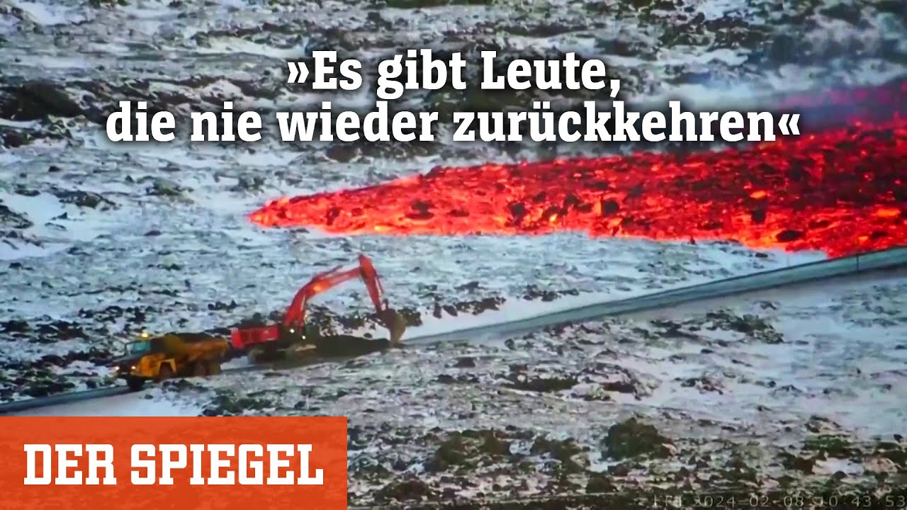 Vulkanausbruch bedroht Dorf: Island baut Riesendämmen gegen Lavastrom | DER SPIEGEL