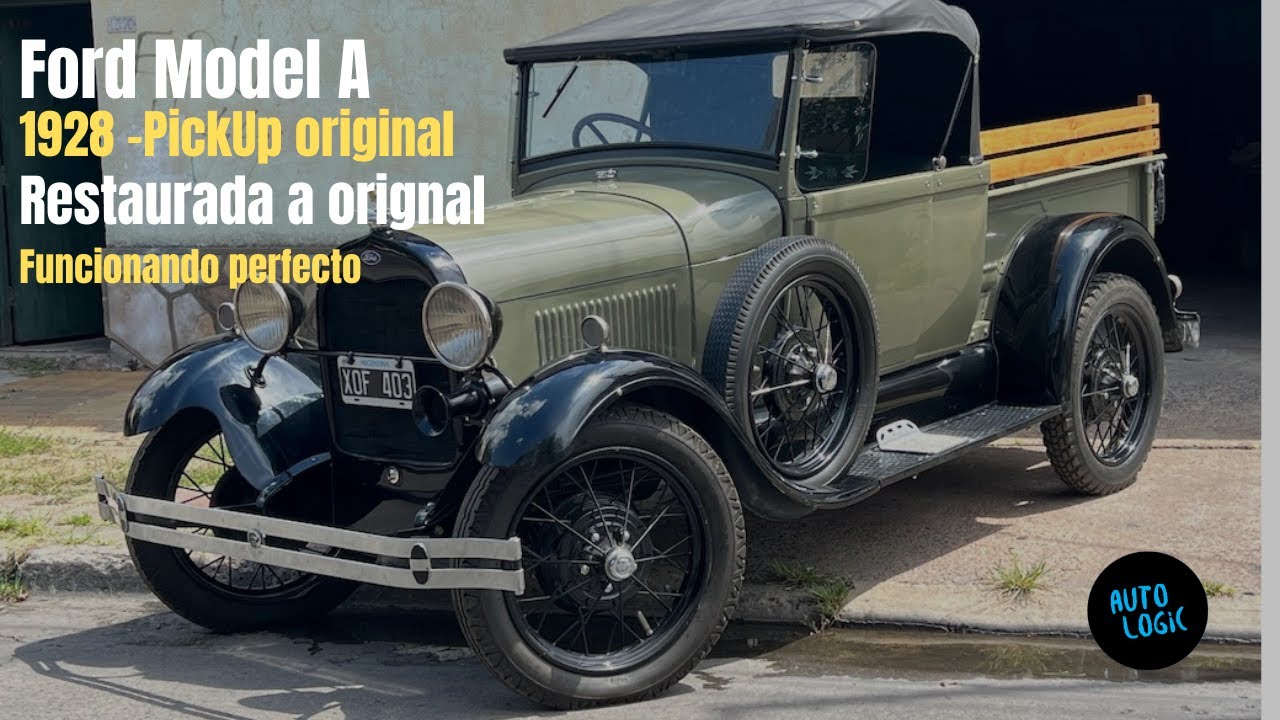 En venta | Chatita ford A original de 1928 restaurada a libro impecbale funciona hermoso