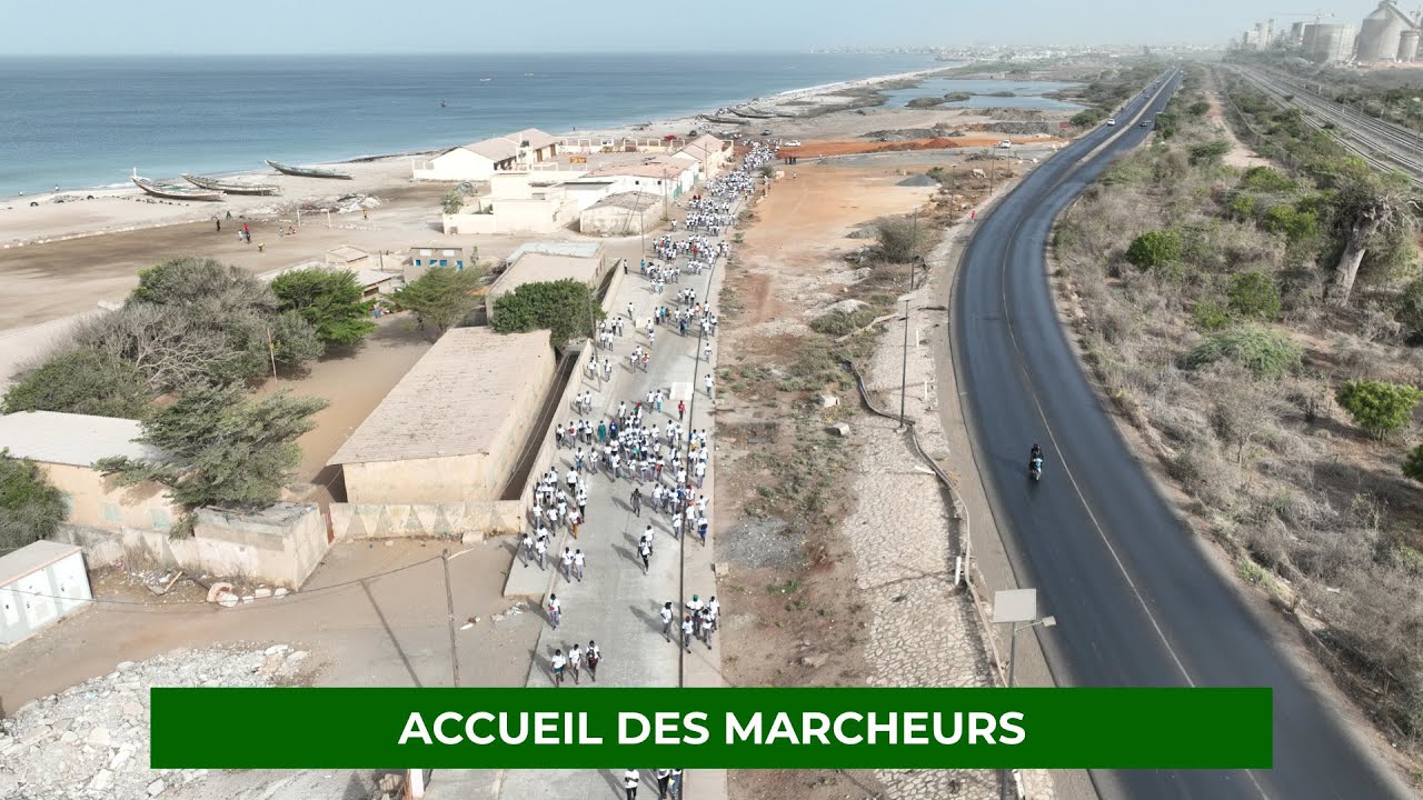 135 ème édition du Pèlerinage Marial de Popenguine - Accueil des marcheurs