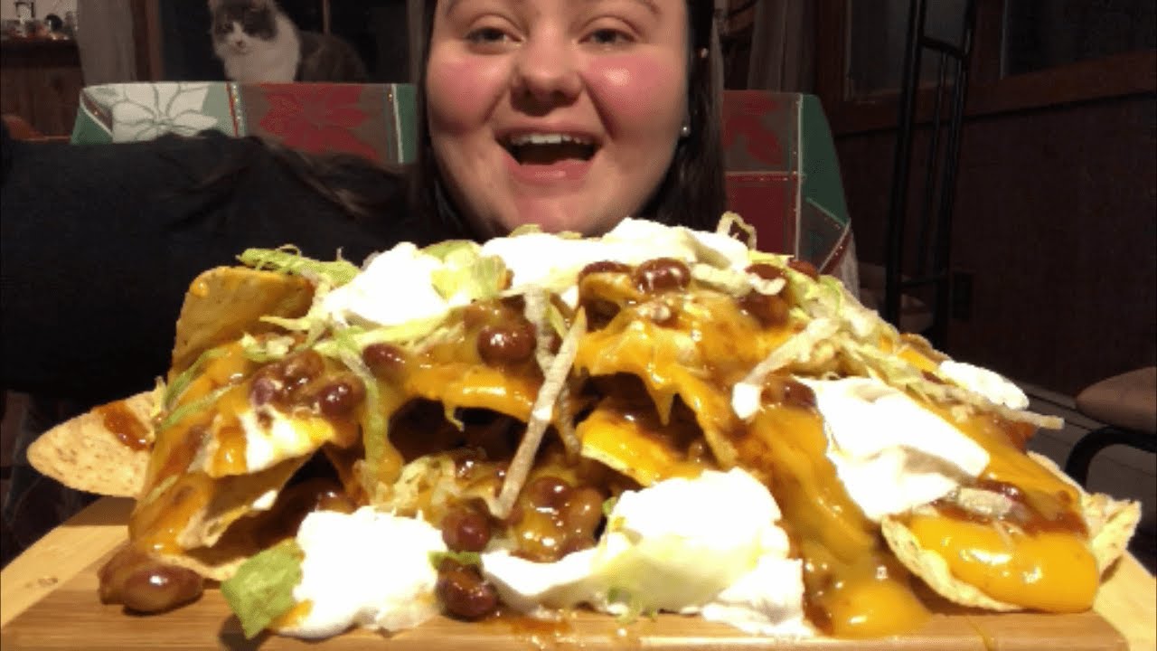 LOADED CHILI CHEESE NACHO MUKBANG l NIKOCADO AVOCADOS’ APOLOGY?