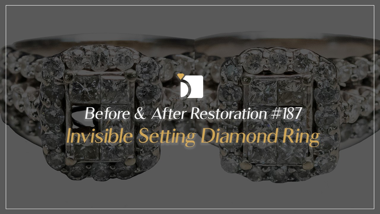 Diamond Ring Repair Feature - Invisible Setting | My Jewelry Repair