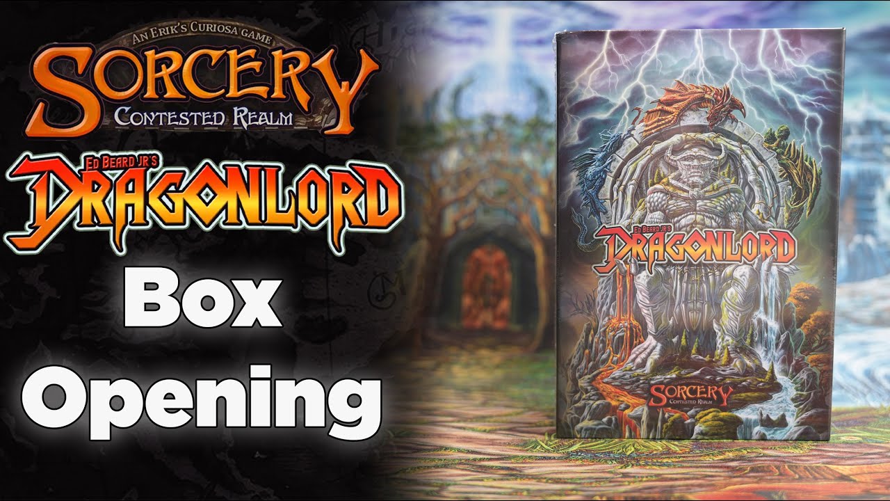 Ed Beard Jr's Dragonlord Sorcery TCG BOX OPENING!
