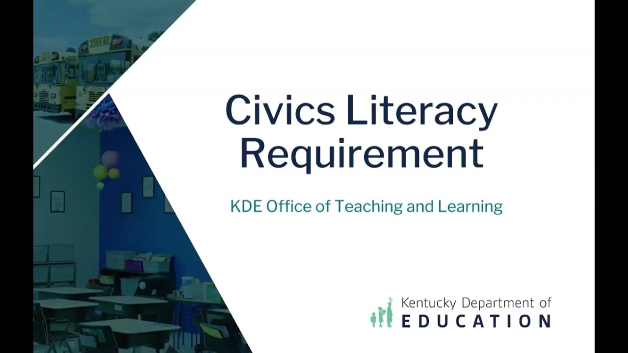 KDE - Civics Literacy Requirement Webinar Recording
