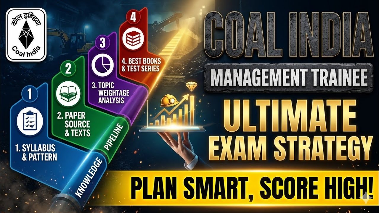 Coal India MT Preparation Strategy: Syllabus, Pattern, Best Books, Paper Source & Weightage Analysis