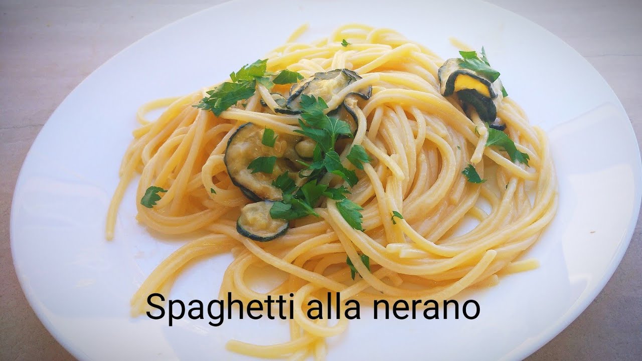 SPAGHETTI ALLA NERANO😋(specialità campana)