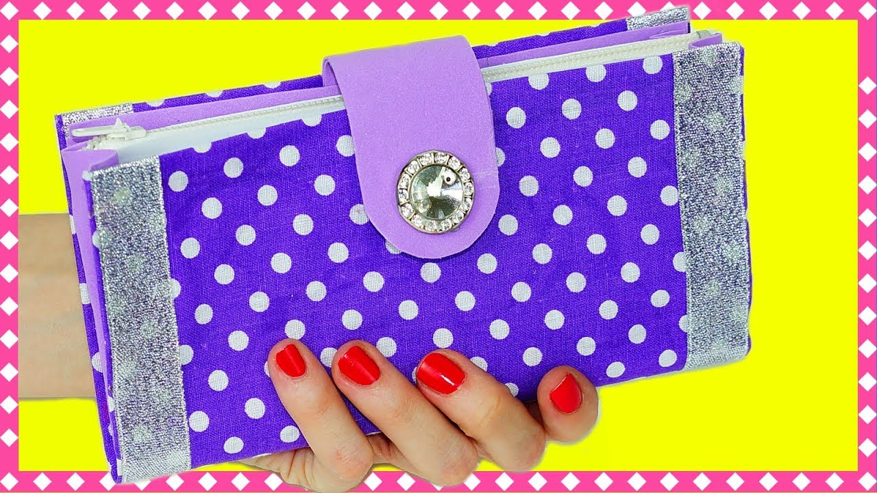 Легкое DIY рукоделие | как сделать кошелек шить