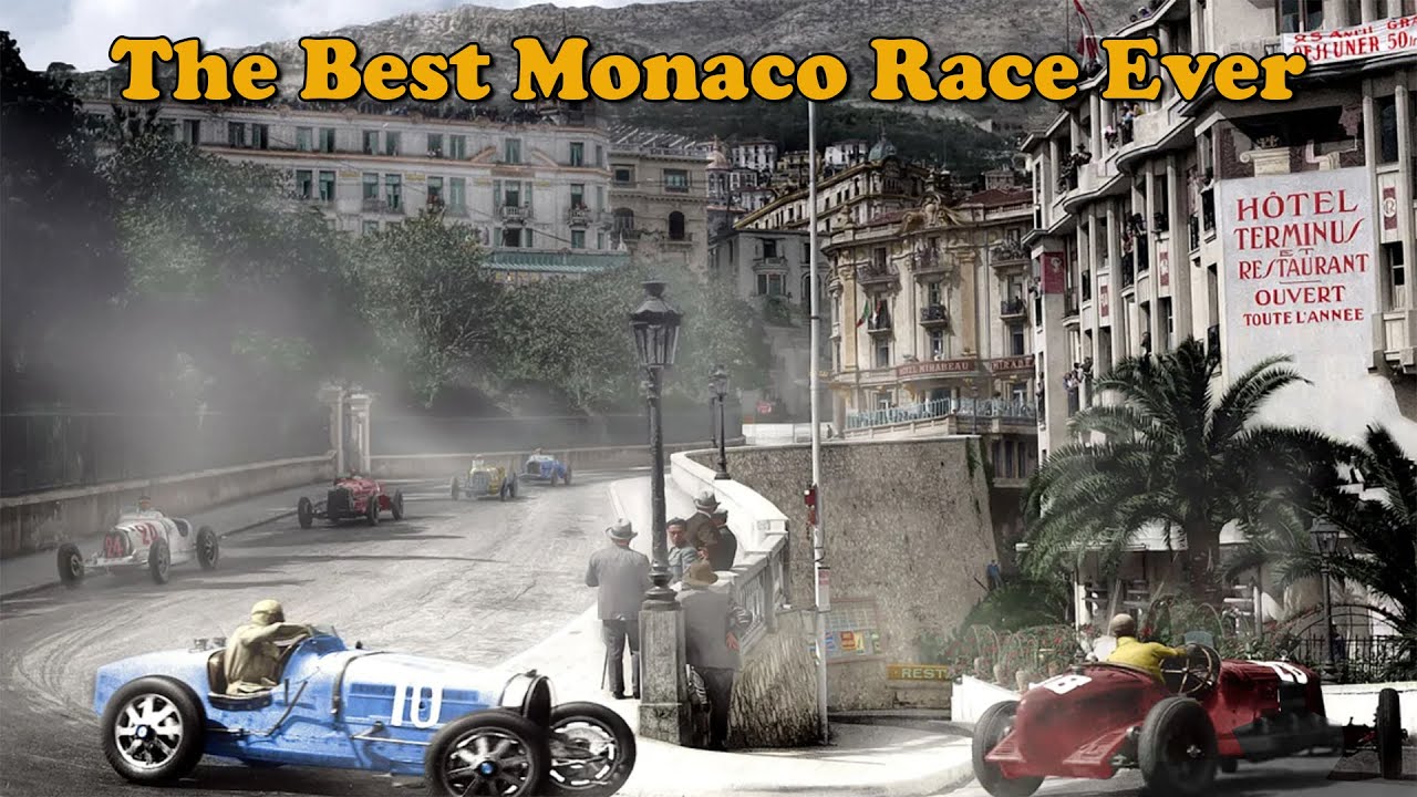 Monaco GP 1933 - the best race ever in Monaco (HQ Rare Footage)