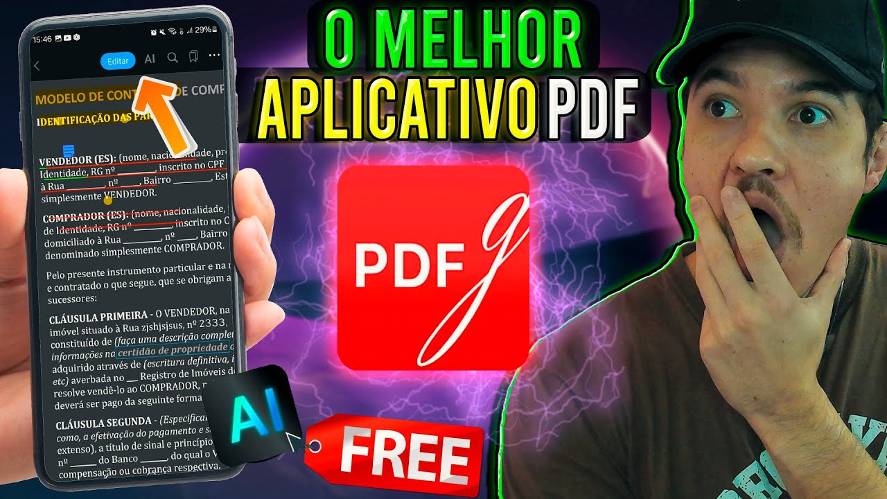 O melhor APLICATIVO para PDF IA no Celular Grátis - VEJA AGORA