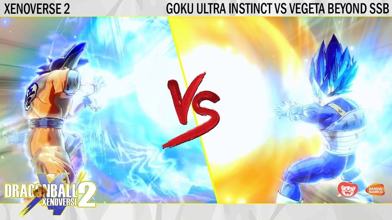 CPU vs CPU | Goku (Ultra Instinct) vs Vegeta (Beyond Super Saiyan Blue) | Dragonball Xenoverse 2