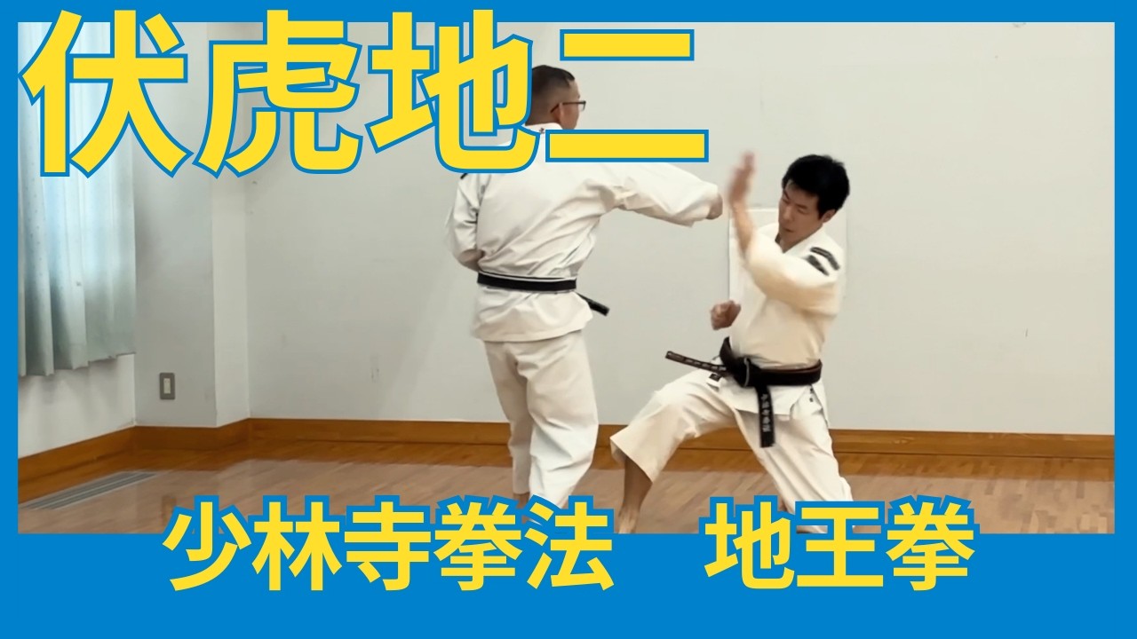 伏虎地二（少林寺拳法・地王拳）｜法形・技の復習動画