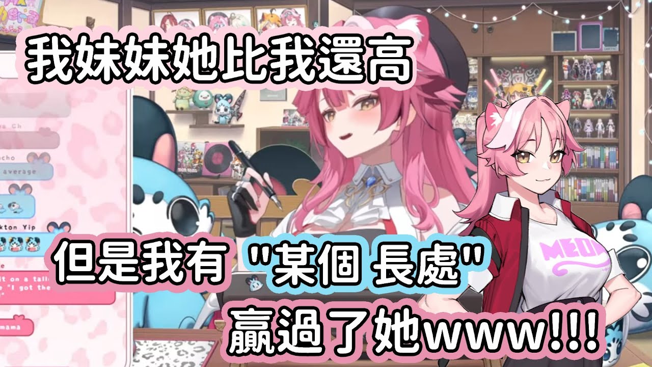 【Hololive中文翻譯】Raora的妹妹居然比她還高?!!但沒關係 “那方面”贏過她就夠了www【Raora Panthera】