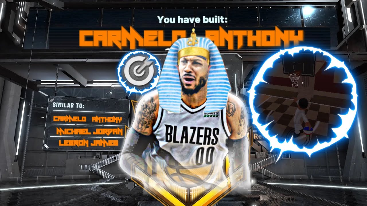 THE BEST ALL AROUND GUARD &ldquo;CARMELO ANTHONY&rdquo; BUILD ON @ HOOPS LIFE