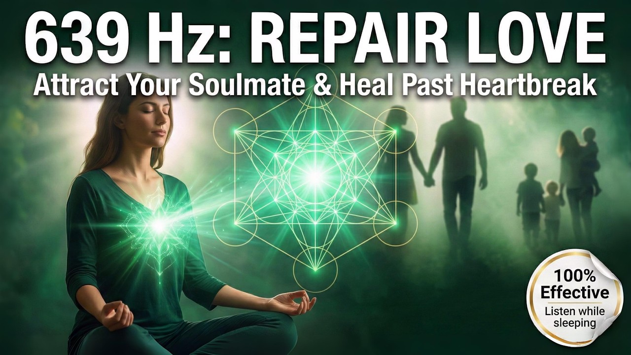 639 Hz Love Frequency | Attract Your Soulmate | Heal Past Heartbreak | Heart Chakra Activation