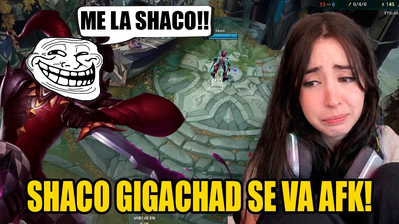 UN SHACO GIGACHAD SE VA AFK FARMEANDO AURA Y A NISSA SE LE SALTAN LAS LÁGRIMAS! I Nissaxter