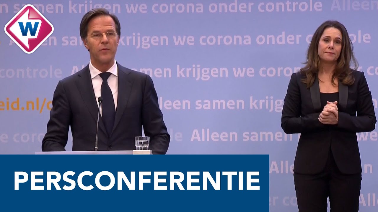 Persconferentie coronavirus: Kabinet wil avondklok instellen - OMROEP WEST