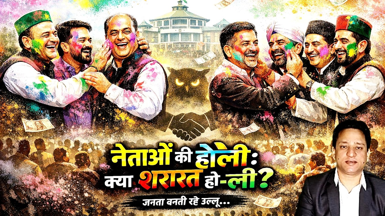 नेताओं की होली...क्या शरारत हो-ली...!||Aawaz Bharatvarsh||