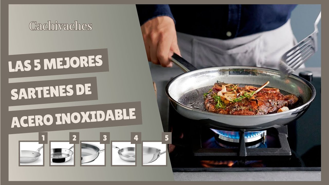 5 Mejores Sartenes de Acero Inoxidable 🍳 No compres una sartén de acero inoxidable sin ver esto