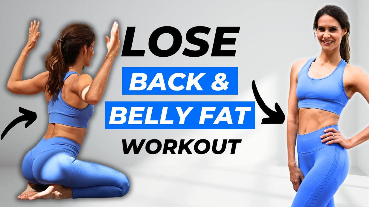 Lose BACK and BELLY FAT | 15 min No Equipment Workout