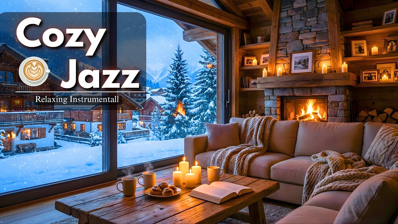 Cozy Coffee Shop Ambience & Jazz Relaxing Music to Study, Work ❤️ Smooth Jazz Instrumental Music